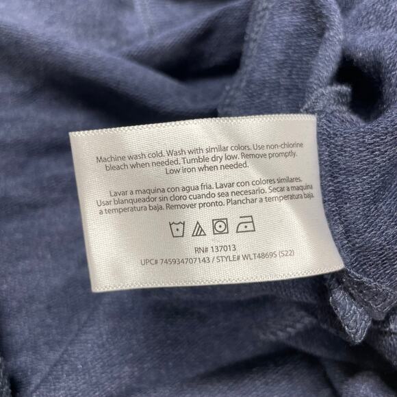Wildfox NWT Navy Statement “Social” Sweatshirt Side Slits Drop Shoulder Size M - Picture 8 of 10